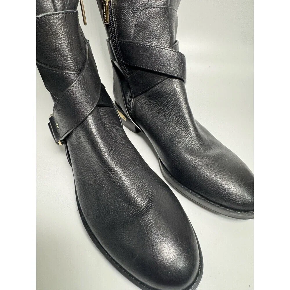 Vince Camuto Womens Preshent Over-The-Knee Riding Boots Size 6.5 Leather  NWOB